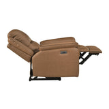 Haven Brown 3-Piece Power Reclining Set (Sofa & Loveseat & Chair) by Homelegance at Eve Furniture