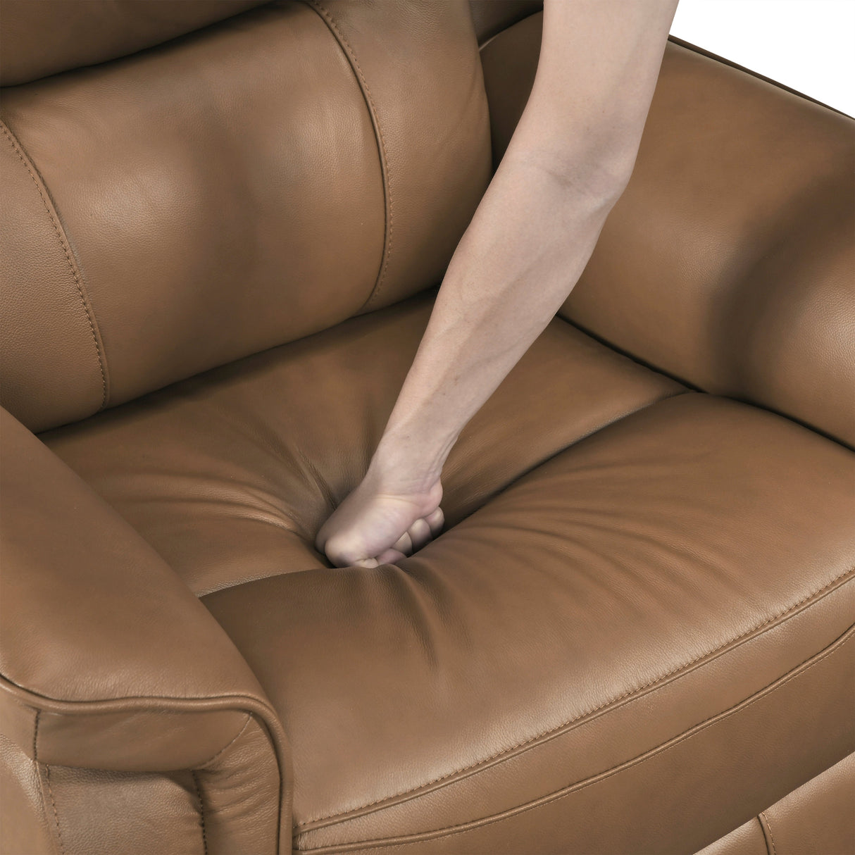 Haven Brown 3-Piece Power Reclining Set (Sofa & Loveseat & Chair) by Homelegance at Eve Furniture