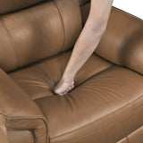 Haven Brown 3-Piece Power Reclining Set (Sofa & Loveseat & Chair) by Homelegance at Eve Furniture