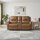 Haven Brown 3-Piece Power Reclining Set (Sofa & Loveseat & Chair) by Homelegance at Eve Furniture