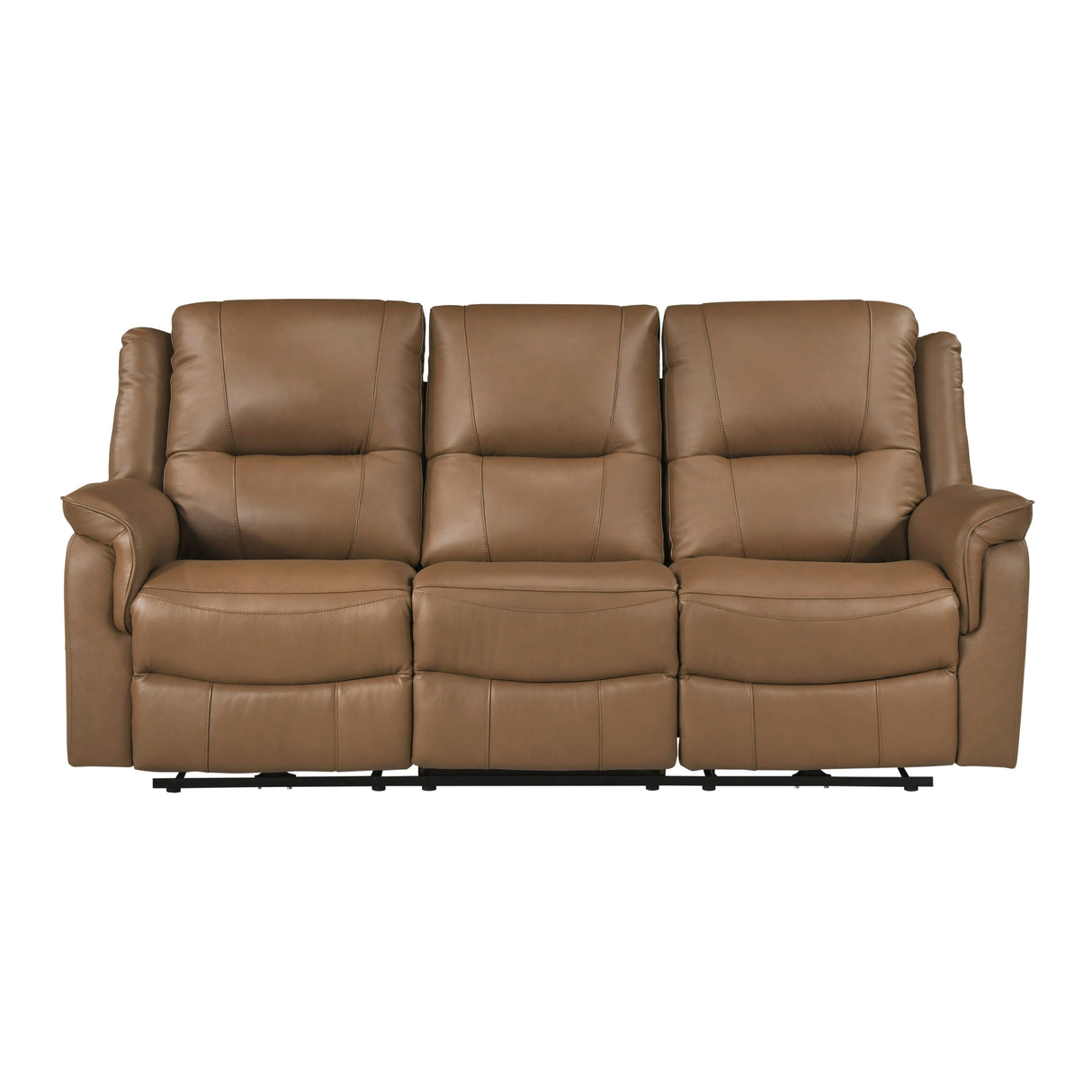 Haven Brown 3-Piece Power Reclining Set (Sofa & Loveseat & Chair) by Homelegance at Eve Furniture