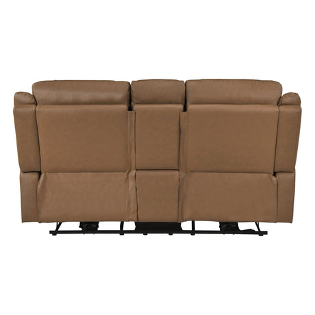 Haven Brown Power Double Reclining Sofa & Loveseat by Homelegance at Eve Furniture