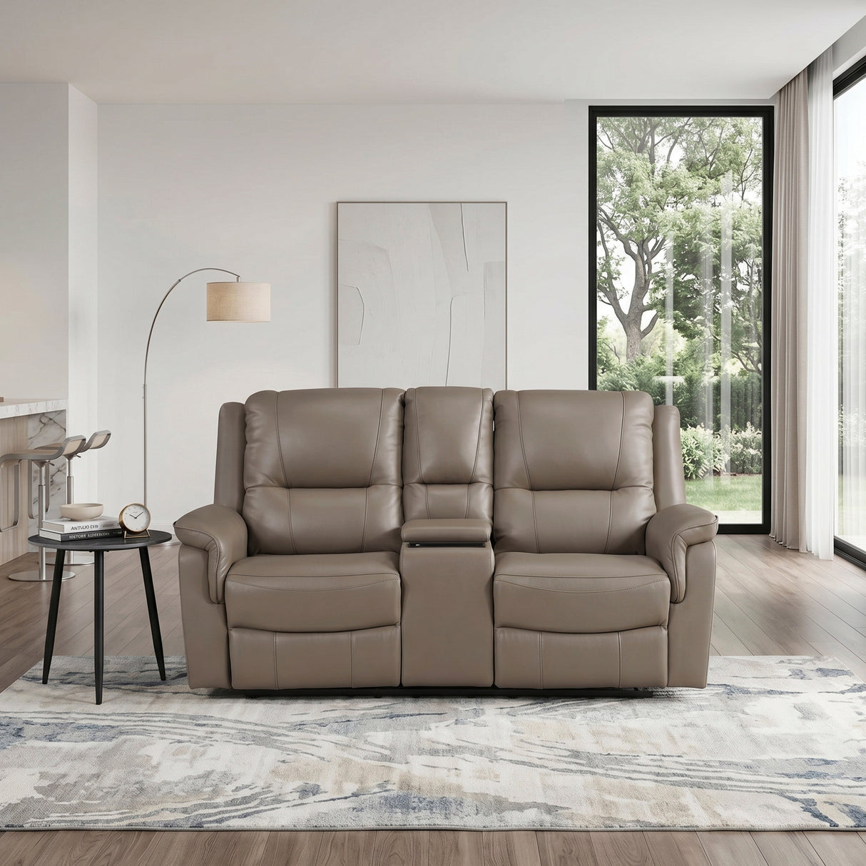 Haven Russet 3-Piece Power Reclining Set (Sofa & Loveseat & Chair) by Homelegance at Eve Furniture