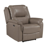 Haven Russet 3-Piece Power Reclining Set (Sofa & Loveseat & Chair) by Homelegance at Eve Furniture