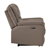 Haven Russet 3-Piece Power Reclining Set (Sofa & Loveseat & Chair) by Homelegance at Eve Furniture
