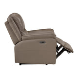 Haven Russet 3-Piece Power Reclining Set (Sofa & Loveseat & Chair) by Homelegance at Eve Furniture