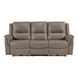 Haven Russet 3-Piece Power Reclining Set (Sofa & Loveseat & Chair) by Homelegance at Eve Furniture