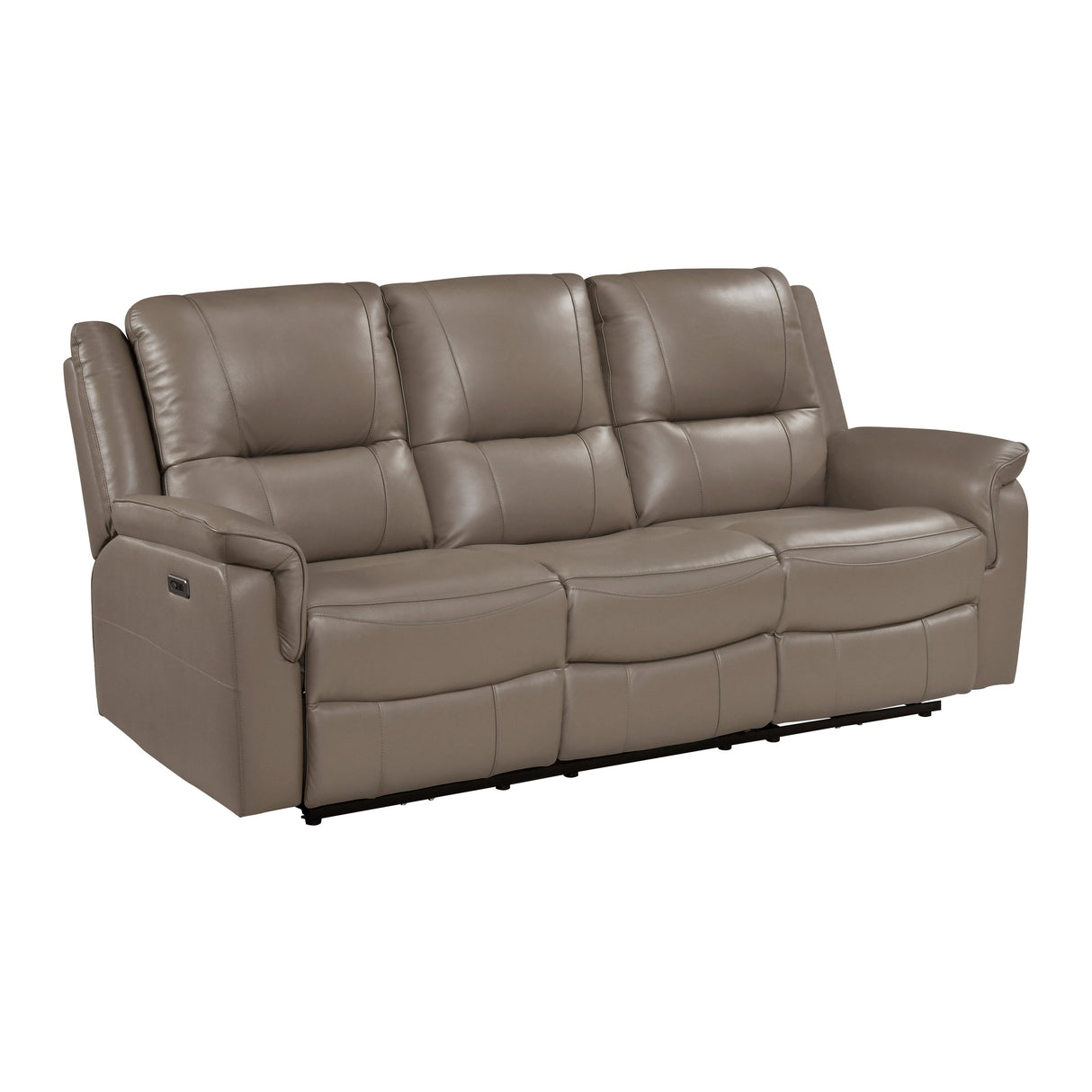 Haven Russet 3-Piece Power Reclining Set (Sofa & Loveseat & Chair) by Homelegance at Eve Furniture