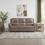 Haven Russet 3-Piece Power Reclining Set (Sofa & Loveseat & Chair) by Homelegance at Eve Furniture