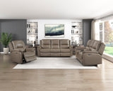 Haven Russet 3-Piece Power Reclining Set (Sofa & Loveseat & Chair) by Homelegance at Eve Furniture
