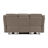Haven Russet Power Double Reclining Sofa