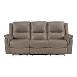 Haven Russet Power Double Reclining Sofa & Loveseat