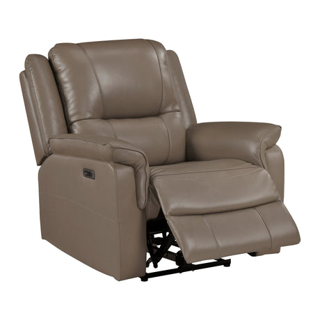 Haven Russet Power Reclining Chair by Homelegance at Eve Furniture