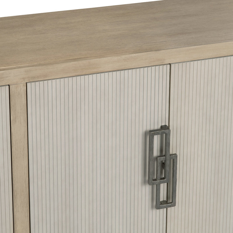 Haven Tan/Cream Four-Door Sideboard by Crestview at Eve Furniture