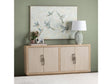 Haven Tan/Cream Four-Door Sideboard by Crestview at Eve Furniture