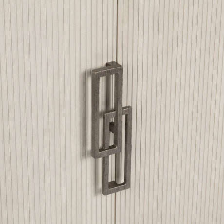 Haven Tan/Cream Two-Door Cabinet by Crestview at Eve Furniture