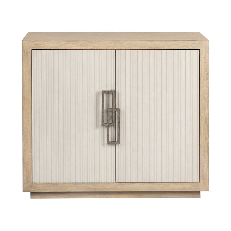 Haven Tan/Cream Two-Door Cabinet by Crestview at Eve Furniture