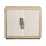 Haven Tan/Cream Two-Door Cabinet by Crestview at Eve Furniture