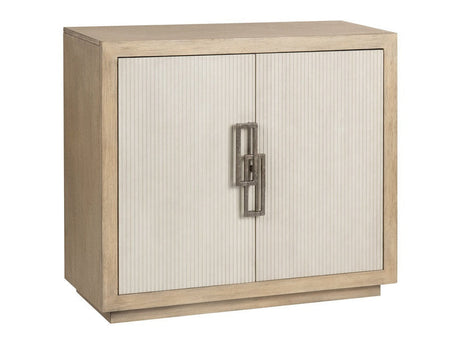 Haven Tan/Cream Two-Door Cabinet by Crestview at Eve Furniture