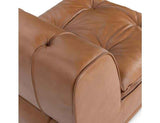 Haven Toffee Brown Leather Armless Chair by Classic Home at Eve Furniture