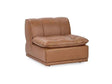 Haven Toffee Brown Leather Armless Chair by Classic Home at Eve Furniture