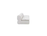 Haven White Leather 3 Piece Modular Sofa by Classic Home at Eve Furniture