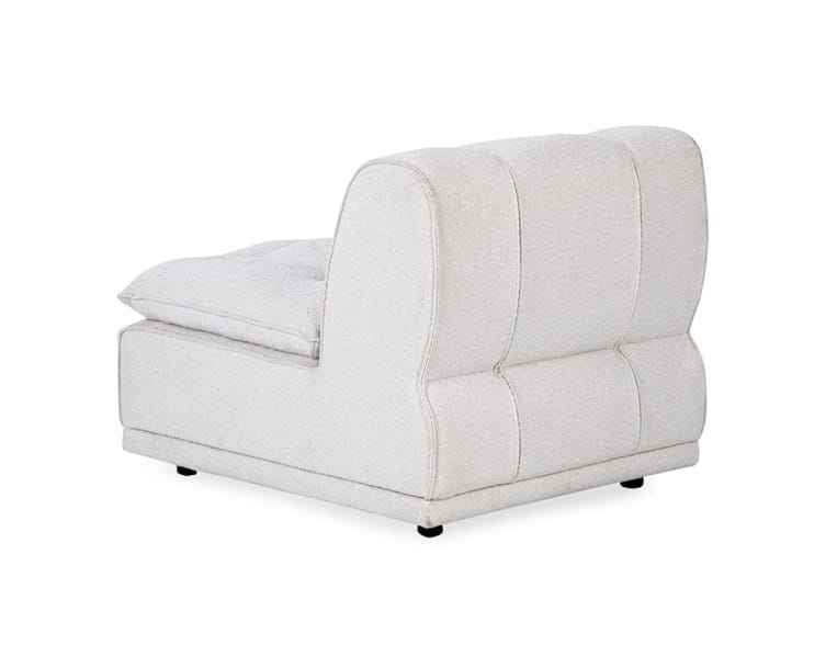 Haven White Upholstered Armless Chair by Classic Home at Eve Furniture