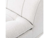 Haven White Upholstered Armless Chair by Classic Home at Eve Furniture