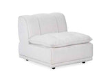 Haven White Upholstered Armless Chair by Classic Home at Eve Furniture