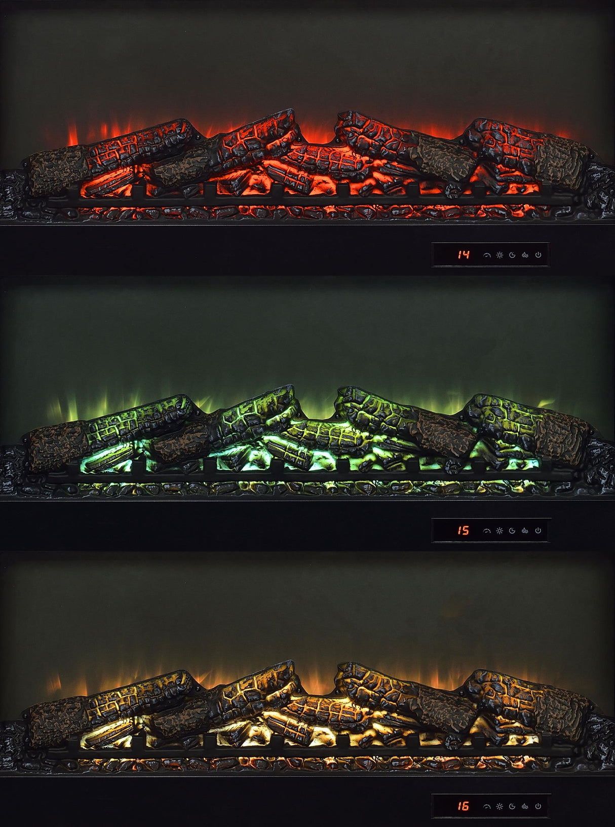 Havering Dark Pine 71-inch TV Stand Fireplace Media Console by Coaster at Eve Furniture