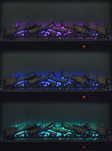 Havering Dark Pine 71-inch TV Stand Fireplace Media Console by Coaster at Eve Furniture