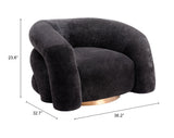 Havn Black Accent Chair by Zuomod at Eve Furniture