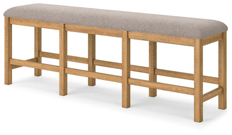 Havonplane Brown 72" Counter Height Dining Bench by Ashley at Eve Furniture