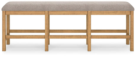 Havonplane Brown 72" Counter Height Dining Bench by Ashley at Eve Furniture