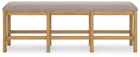 Havonplane Brown 72" Counter Height Dining Bench by Ashley at Eve Furniture