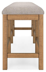 Havonplane Brown 72" Counter Height Dining Bench by Ashley at Eve Furniture