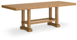 Havonplane Brown Counter Height Dining Extension Table by Ashley at Eve Furniture