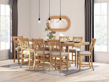 Havonplane Brown Counter Height Set by Ashley at Eve Furniture