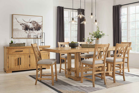 Havonplane Brown Counter Height Set by Ashley at Eve Furniture