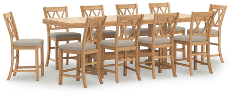 Havonplane Brown Counter Height Set by Ashley at Eve Furniture