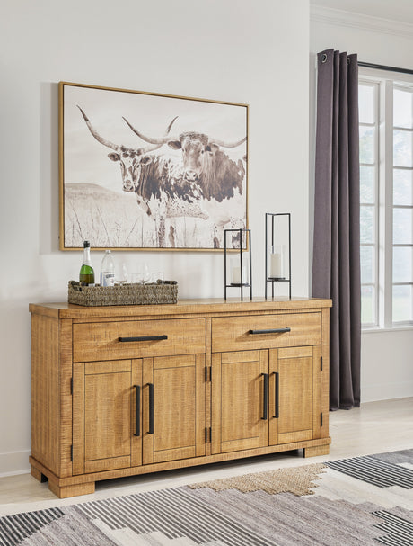 Havonplane Brown Dining Server by Ashley at Eve Furniture