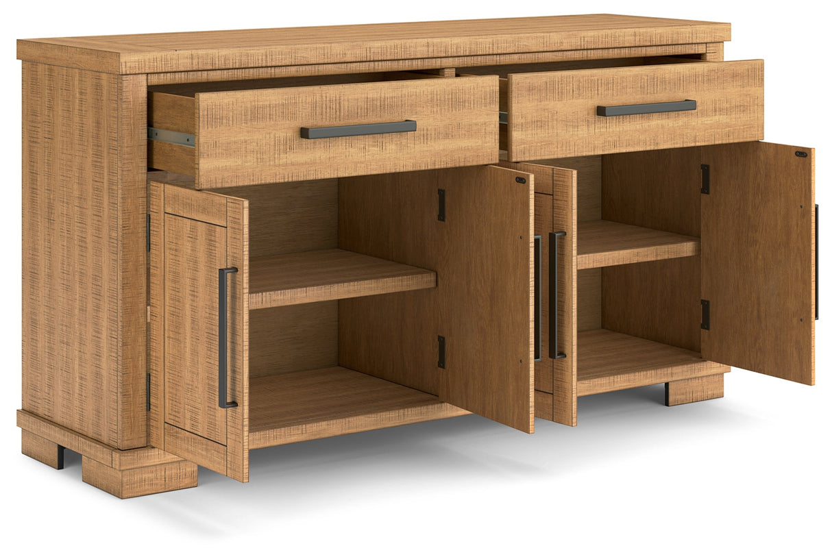 Havonplane Brown Dining Server by Ashley at Eve Furniture