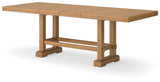 Havonplane Counter Height Dining Table and 4 Barstools in Brown by Ashley at Eve Furniture