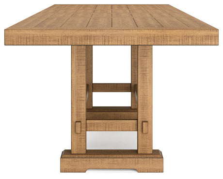 Havonplane Counter Height Dining Table and 4 Barstools in Brown by Ashley at Eve Furniture