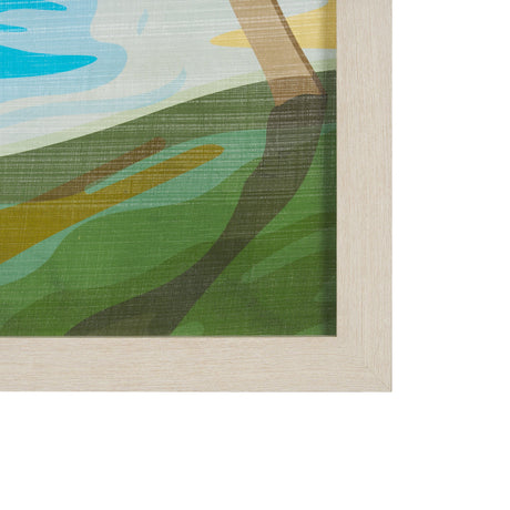 Hawaii Go USA (L) by Mercana Studio a Hand Embellished Decograph Framed Art Print by Mercana at Eve Furniture