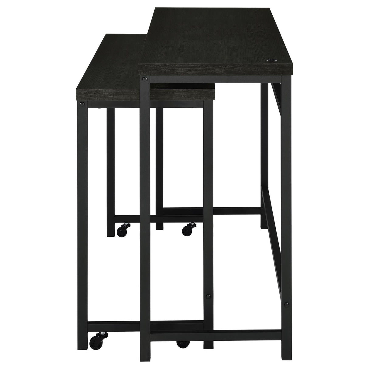 Hawes Black 4-Piece Multipurpose Counter Height Table Set