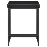 Hawes Black 4-Piece Multipurpose Counter Height Table Set