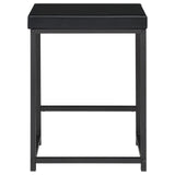 Hawes Black 4-Piece Multipurpose Counter Height Table Set