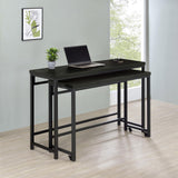 Hawes Black 4-Piece Multipurpose Counter Height Table Set