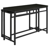 Hawes Black 4-Piece Multipurpose Counter Height Table Set by Coaster at Eve Furniture